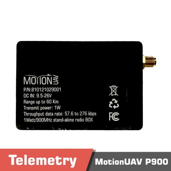 Motionuav p900 radio telemetry module 900mhz 1w 60km based on microhard chip long range for pixhawk 2 - motionuav p900 - motionew - 4