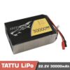 6s 30000mah lipo battery