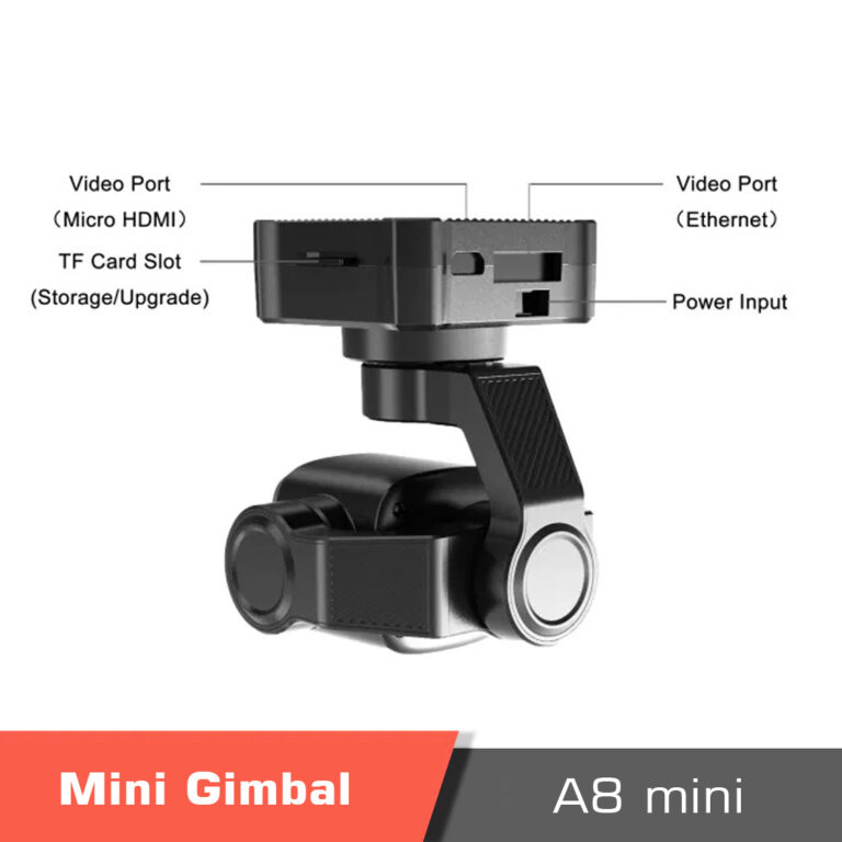 SIYI A8 Mini 8MP Ultra HD 6X Digital Zoom Gimbal Camera - MotioNew