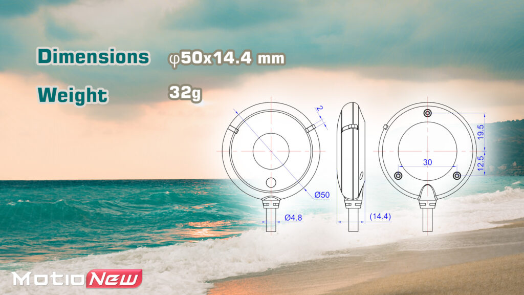 Holybro m10 gps demensions and weight