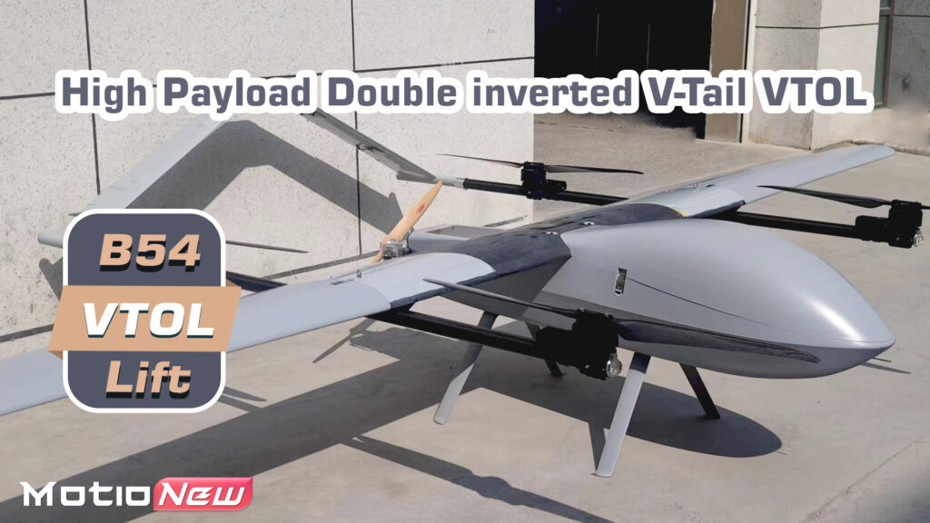 Lift vtol b54 high payload double inverted v-tail vtol