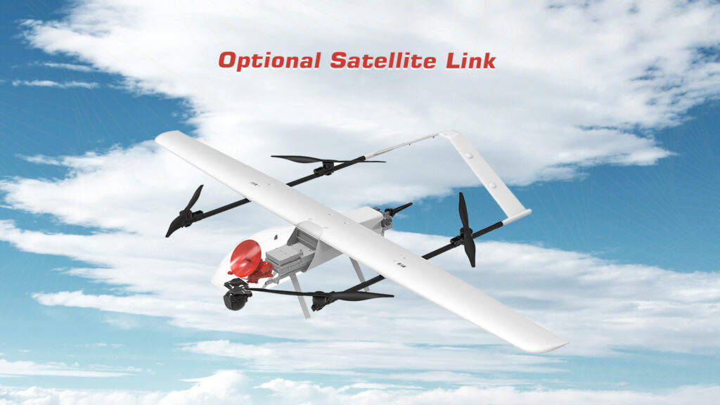 Optional satellite link of lift vtol b54