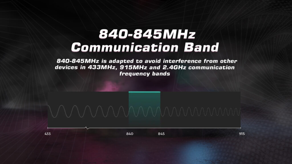 Communication band cuav p8 radio drone telemetry