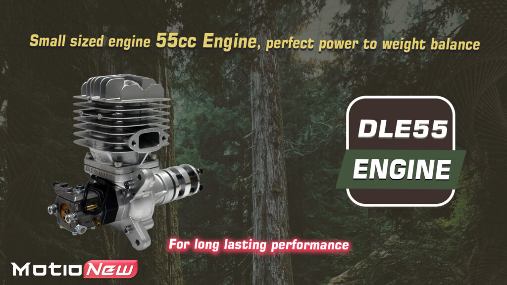 Dle55 engine (small sized engine 55cc engine)