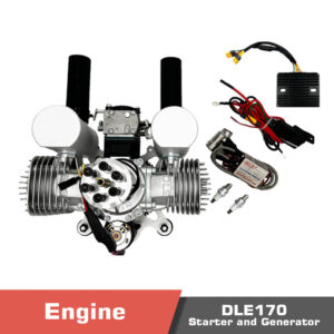 DLE170 Engine, with Integrated Starter and Generator