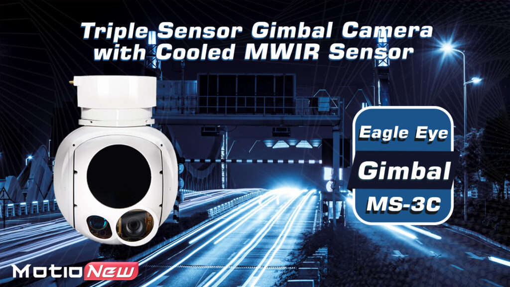 Eagle eye ms-3c (multiple sensor gimbal camera with full hd cooled mwir sensor)