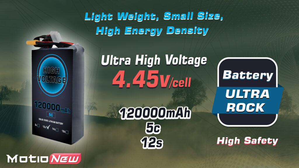 Battery 12s 120000mah light weight, small size, high energy density