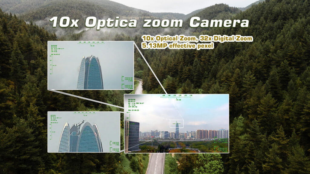 10x optical zoom of a10tr pro gimbal