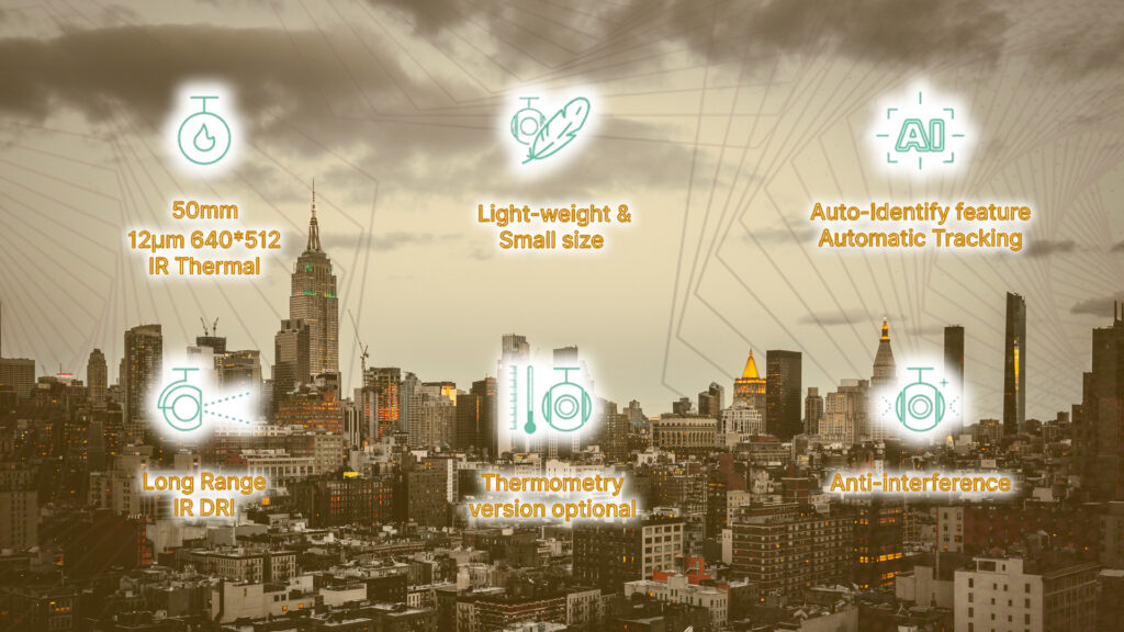 Specifications of at50 gimbal camera