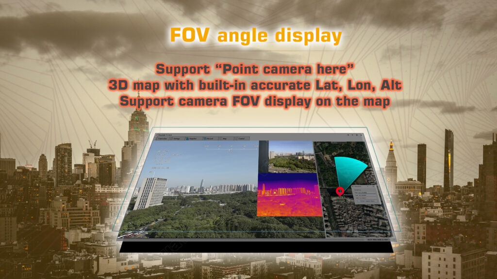 At50 gimbal camera fov angle display