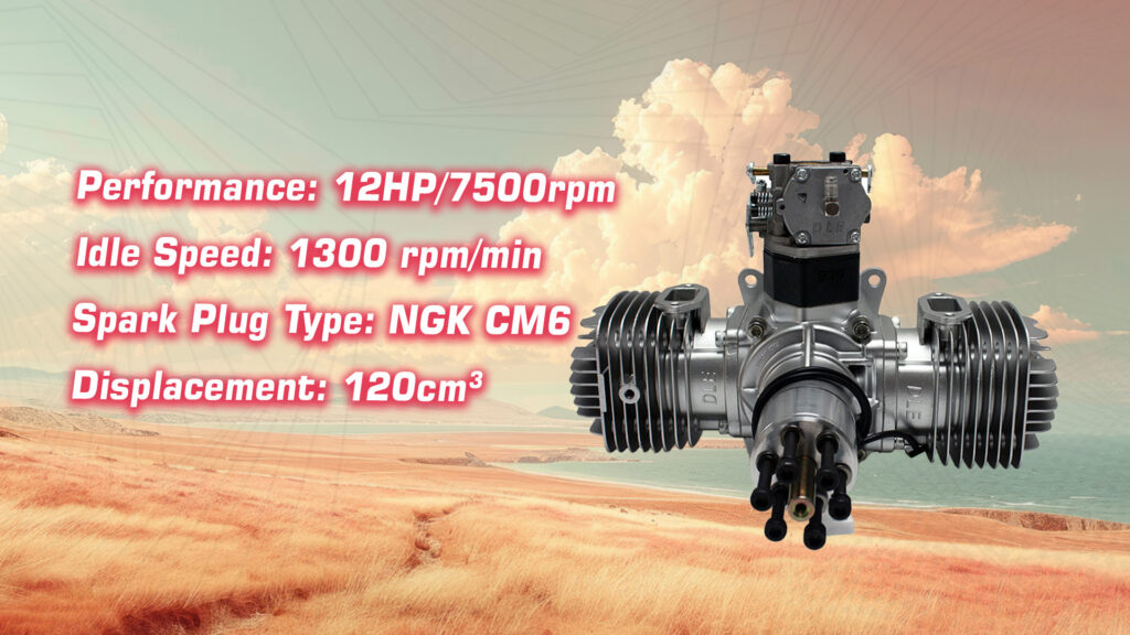 Specifications of dle 120 engine