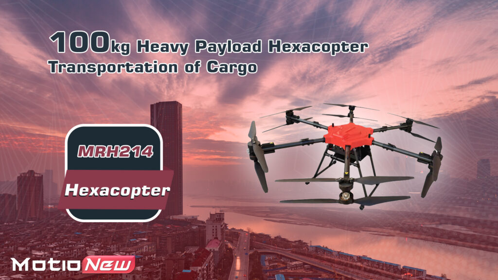 Mrh214 hexacopter with 100kg payload suitable for transportation