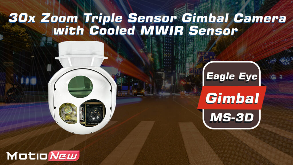 Eagle eye ms-3d (30x triple sensor gimbal camera with full hd cooled mwir sensor)