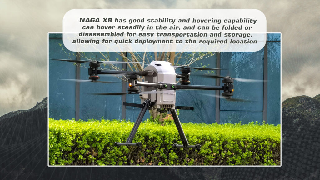 Stability and hovering capability naga x8