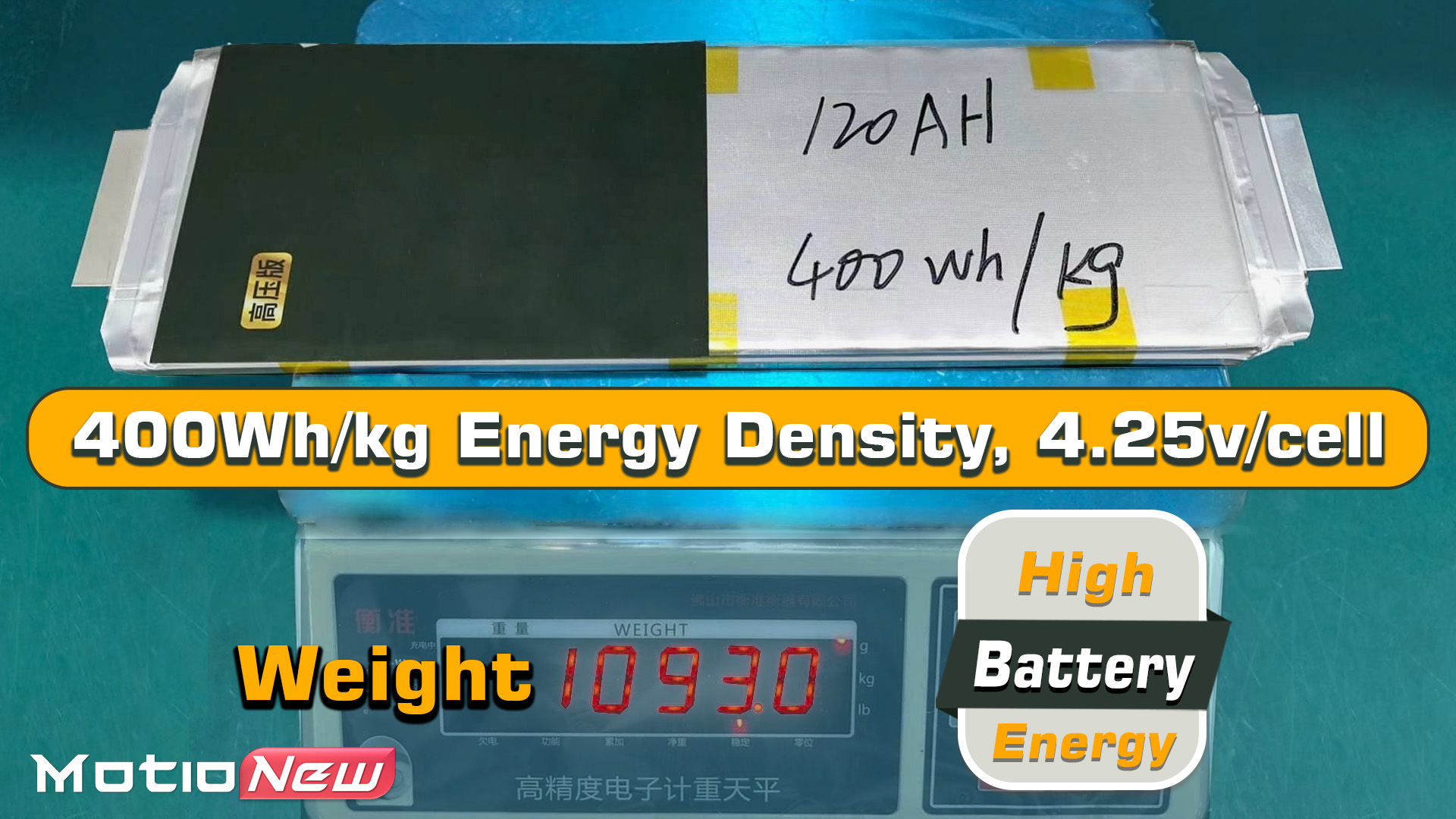 Read more about the article 400wh/kg high energy density battery