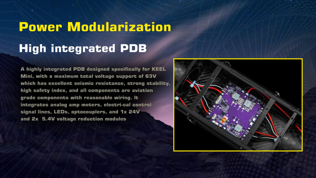 High integrated pdb keel mini quadcopter