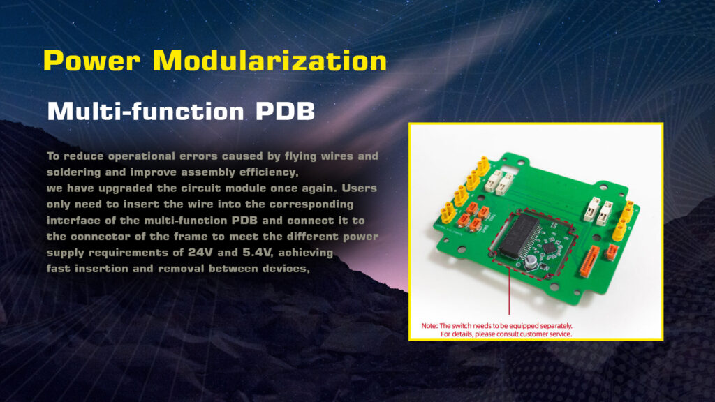 Keel mini quadcopter multi function pdb