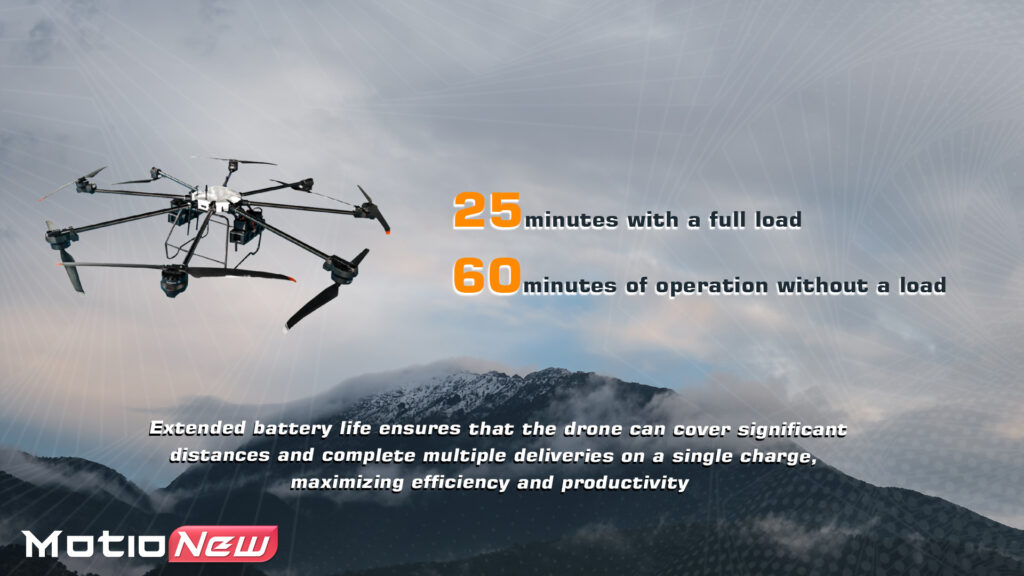 Extended battery life of scorpion octacopter