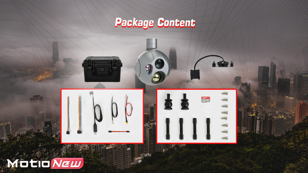 A20ktr gimbal camera package content