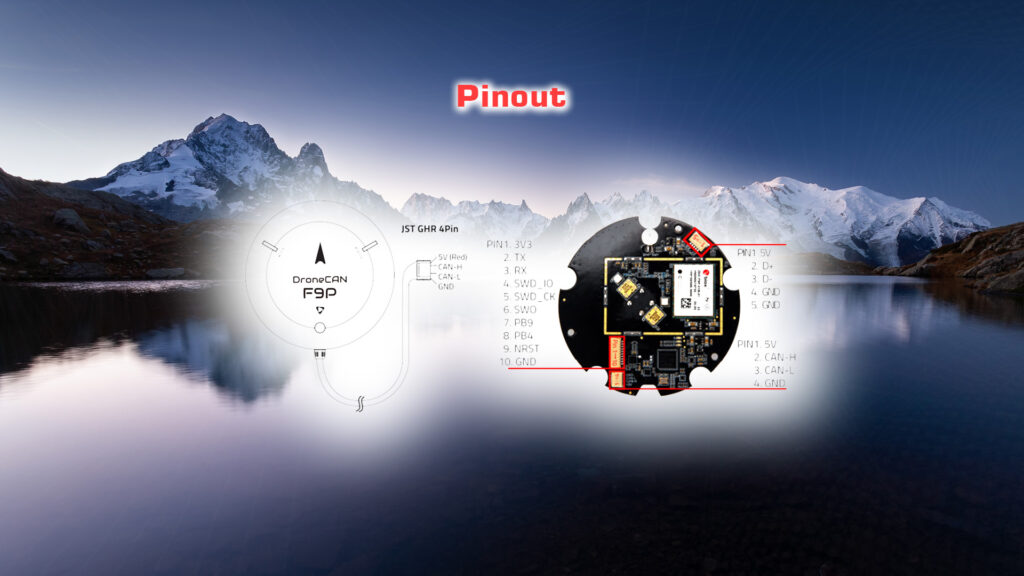 Holybro dronecan h-rtk f9p pinout