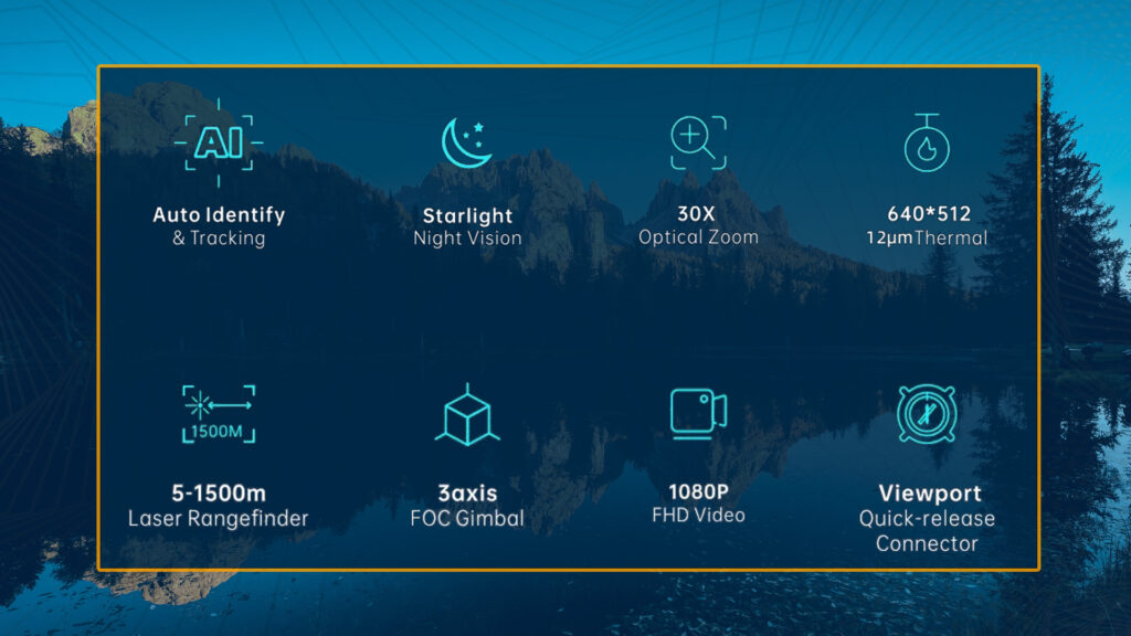 H30t plus gimbal specifications