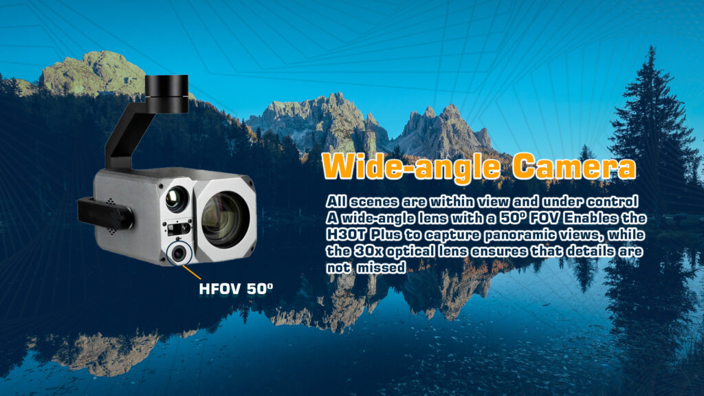 H30t plus gimbal wide-angle camera