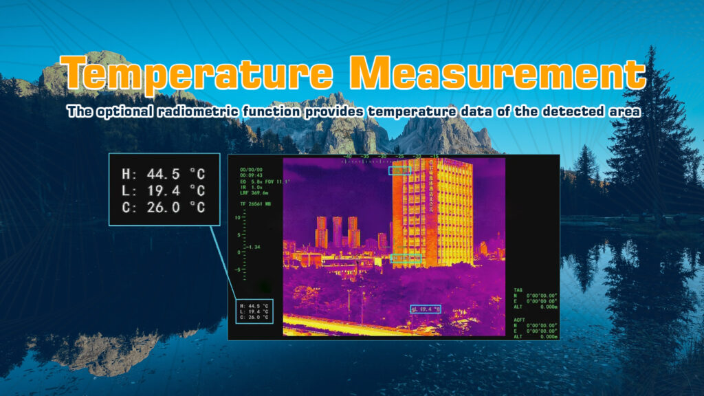 H30t plus gimbal temperature measurement