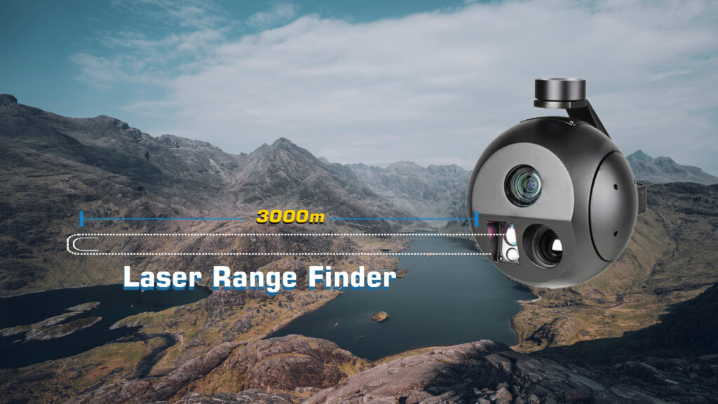 Q20ktirm gimbal camera laser range finder