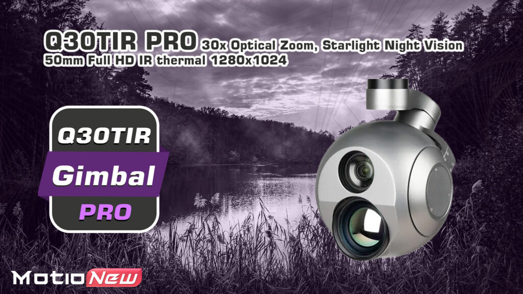 Q30tir pro 30x starlight night vision 1280 ir thermal camera