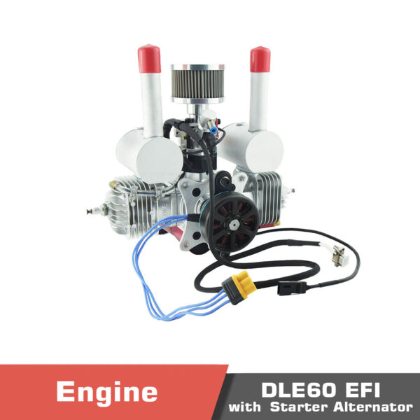 1dle60 efi with starter alternator. Temp. 3 - dle 60 efi engine with starter and alternator / generator - motionew - 4