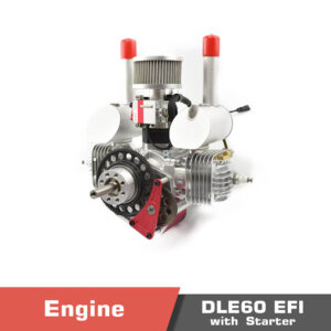 DLE 60 EFI Engine with Starter | Self-priming fuel pump | Real-time engine running data