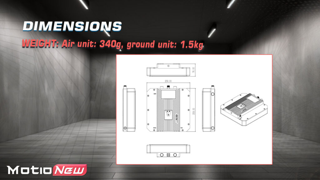 Airlink ii 8w dimensions