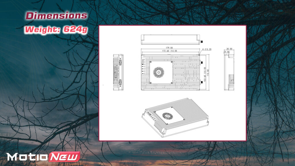 40w long range data link dimension