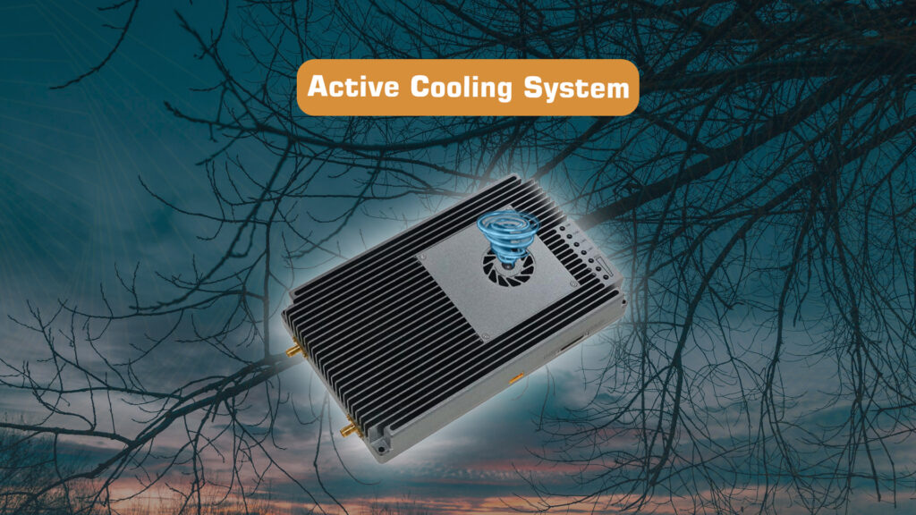 40w long range data link cooling system