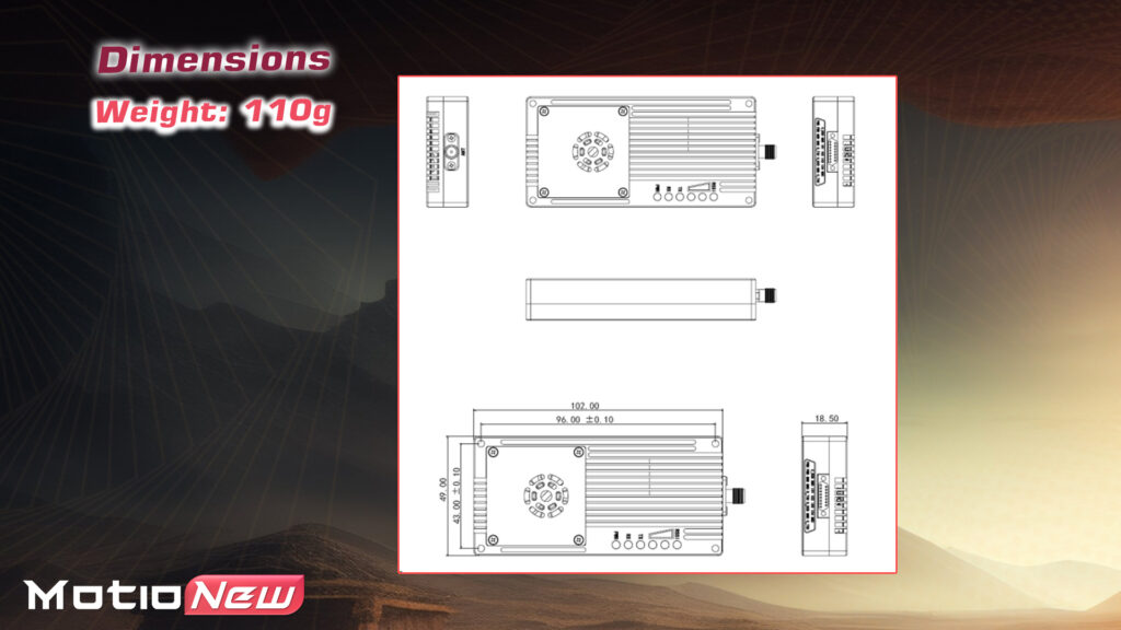 Communinet mnd-910q dimensions