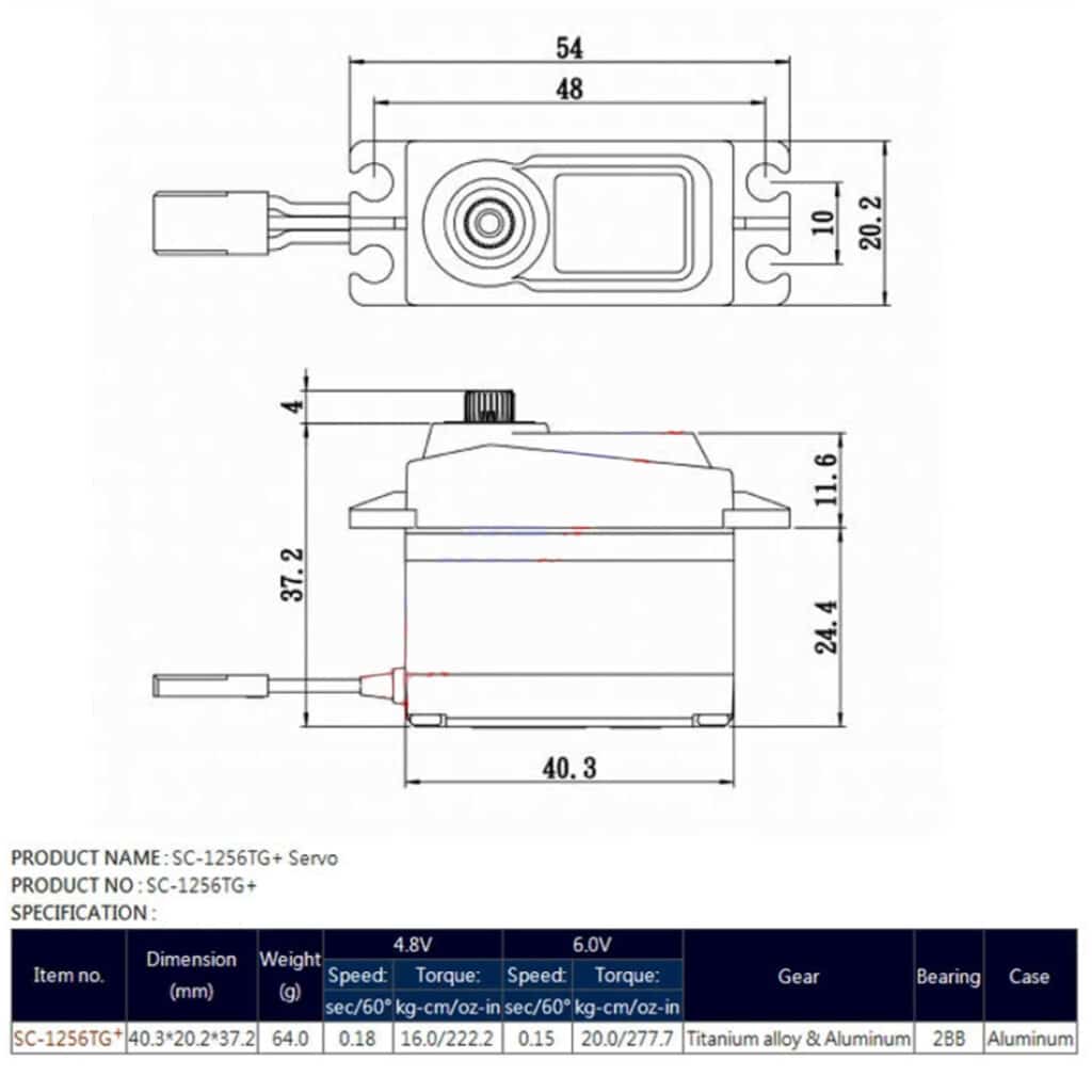 Servo2 - servo,savox,sc-1256tg+ - motionew - 4