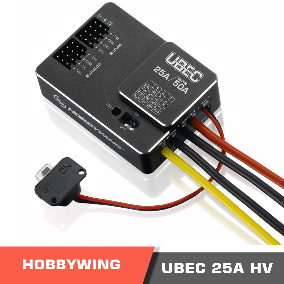 Temp ubec a. 1 - cuav hv_pm power module 10-60v pixhawk - motionew - 2