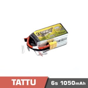 Battery Lipo 6S 1050mAh 95C High Voltage (HV) Tattu R-Line