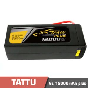 Battery Lipo 6s 12000mAh 15C Tattu Plus