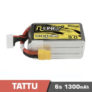 Battery Lipo 6S 120C Tattu R-line 3 1300&1550mAh