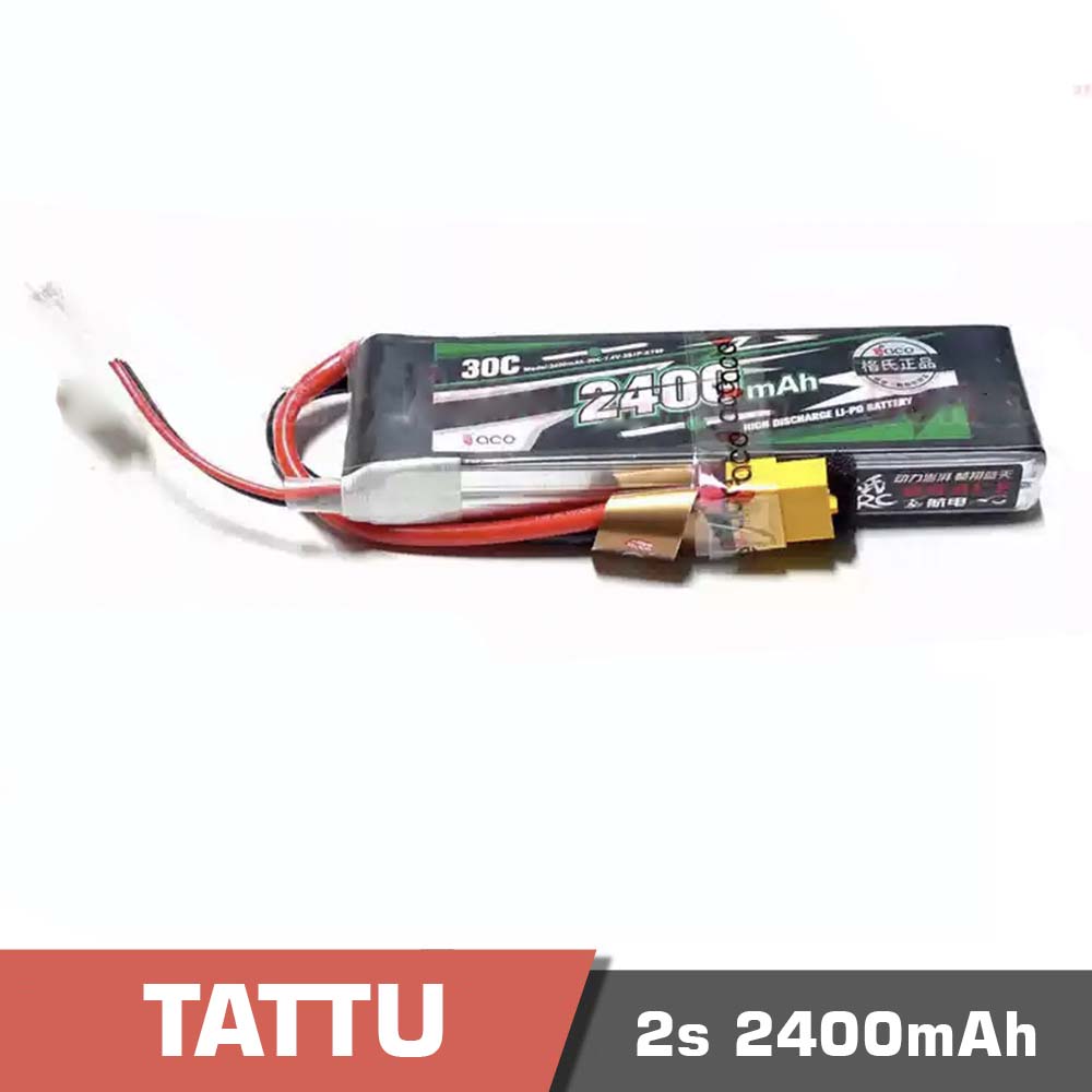 2s 2400 30c - battery lipo 3s 2000mah 20c tattu - motionew - 2