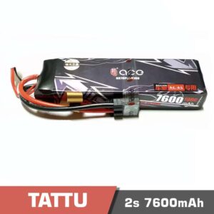 Battery Lipo 2s 7600mAh 100C Tattu trx