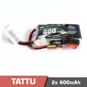 Battery Lipo 2s 800mAh 45C Tattu