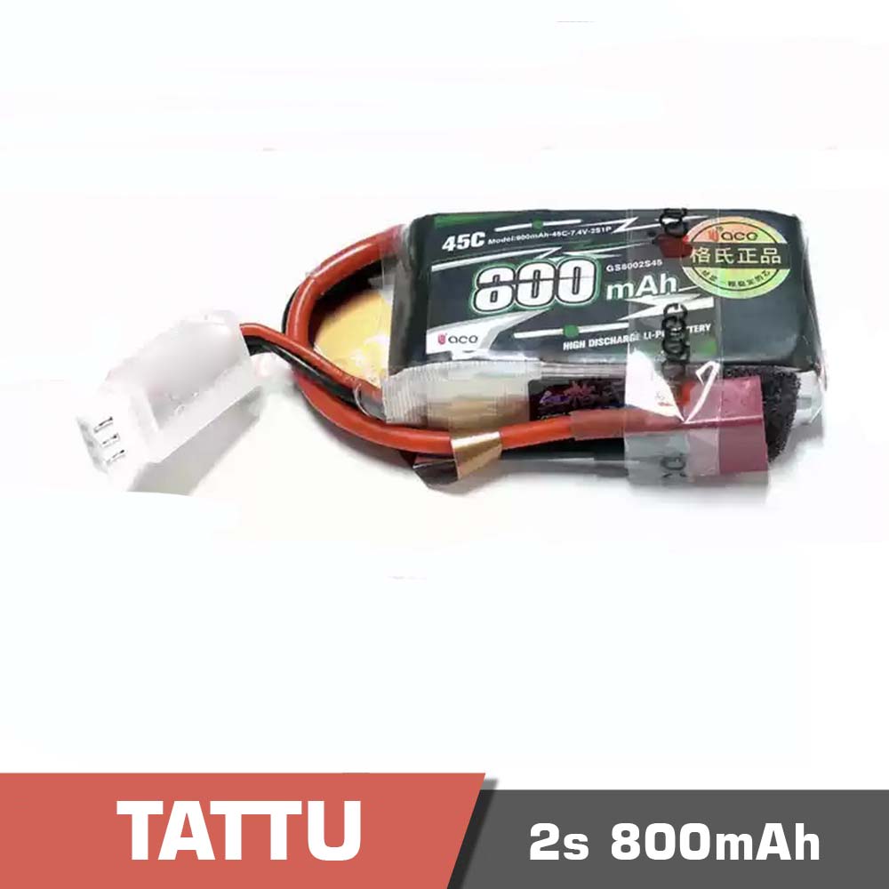 2s 800 45c tplug - battery lipo 3s 450mah 45c tattu - motionew - 2