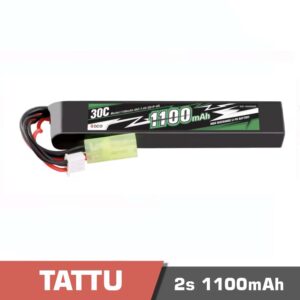 Battery Lipo 2s 1100mAh 30C Tattu