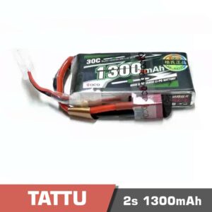 Battery Lipo 2s 1300mAh 30C Tattu