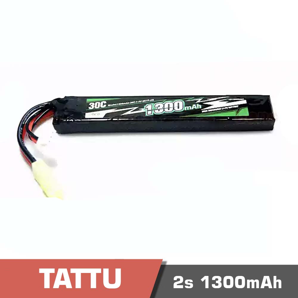 2s 1300 tamiya - battery lipo 3s 1300mah 30c tattu - motionew - 1