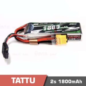 Battery Lipo 2s 1800mAh 45C Tattu G-Tech Smart