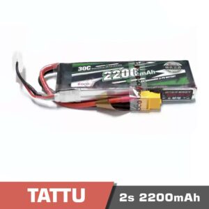 Battery Lipo 2s 2200mAh 30C Tattu