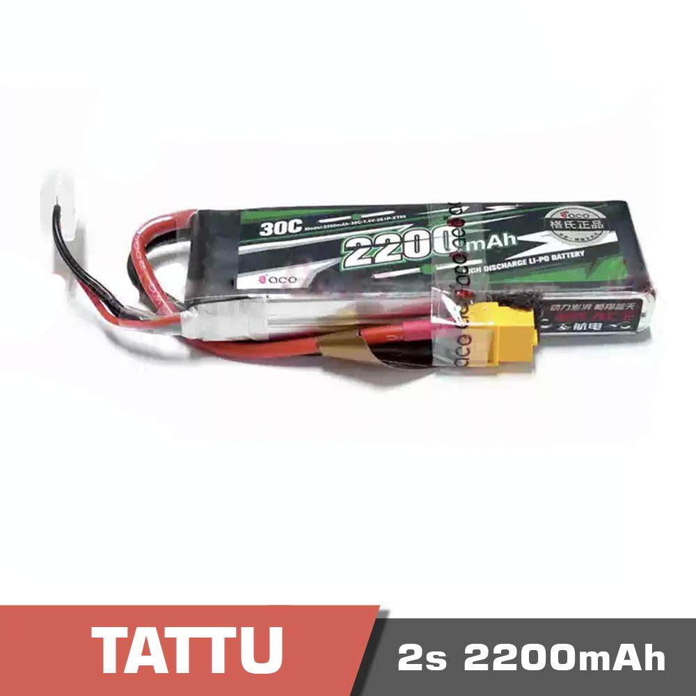 2s 2200 30c - battery lipo 3s 2200mah 50c tattu - motionew - 1